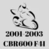 2001-2003 CBR600F4I Fairings