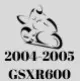 2004-2005 GSXR600 Fairings