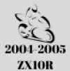 2004-2005 ZX10R Fairings