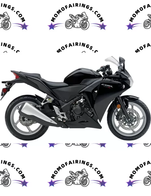 2011-2013 Honda CBR250R Motorcycle Fairings Black CBR Racing